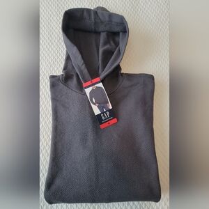 GAP Men's Charcoal Knit Hoodie